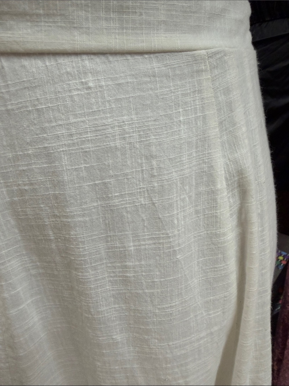 Old Navy Women's Cream A-Line Skirt, size 12 - Picture 2 of 5